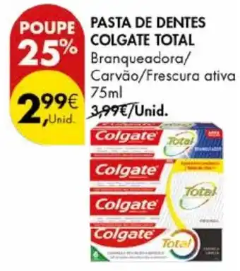 Pingo Doce PASTA DE DENTES COLGATE TOTAL promoção