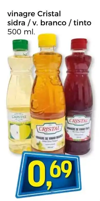Bolama Vinagre Cristal Sidra/V. Branco/Tinto 500ml promoção