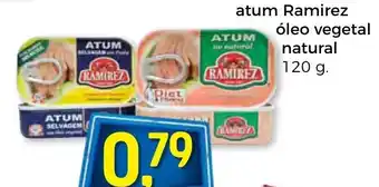 Bolama Atum Ramirez Óleo Vegetal Natural 120g promoção