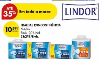 FRALDAS P/INCONTINENCIA Médio Emb. 20 Unid.