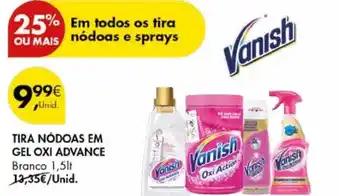 Pingo Doce TIRA NÓDOAS EM GEL OXI ADVANCE Branco 1,5lt promoção