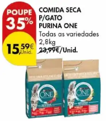 Pingo Doce COMIDA SECA P/ GATO PURINA ONE 2.8KG promoção