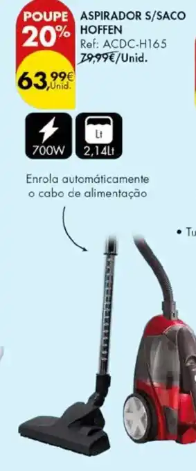 Pingo Doce ASPIRADOR S/SACO HOFFEN promoção