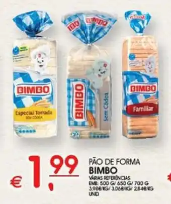 Meu Super PÃO DE FORMA BIMBO promoção