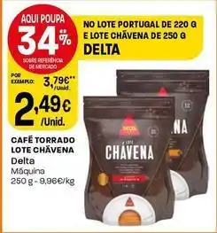 Intermarché Delta - café torrado lote chavena promoção