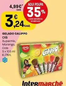 Intermarché Olá - gelado calippo promoção