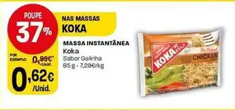 Intermarché Koka - massa instantânea promoção