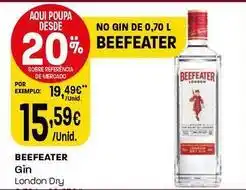 Intermarché Beefeater - gin promoção