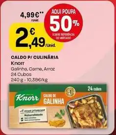 Intermarché Knorr -caldo p/culinaria promoção