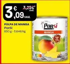 Intermarché Porsi - polpa de manga promoção