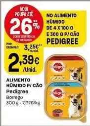 Intermarché Pedigree - alimento humido p/cao promoção