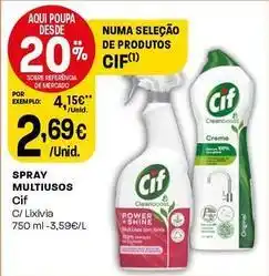 Intermarché Cif - spray multiusos promoção