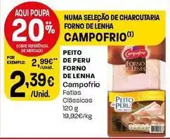 Intermarché Campofrio - peito de peru forno de lenha promoção