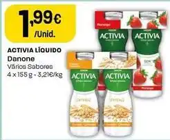 Intermarché Danone - activia líquido promoção