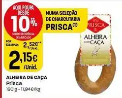 Intermarché Prisca - alheira de caca promoção