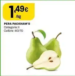 Intermarché Pera packham's promoção