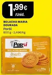 Intermarché Porsi - bolacha maria dourada promoção