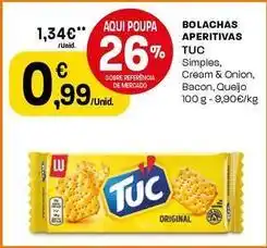 Tuc - bolachas aperitivas