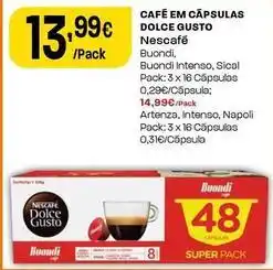 Intermarché Nescafé - café em cápsulas dolce gusto promoção