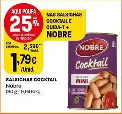 Intermarché Nobre - salsichas cocktail promoção