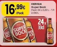 Intermarché Super bock - cerveja promoção