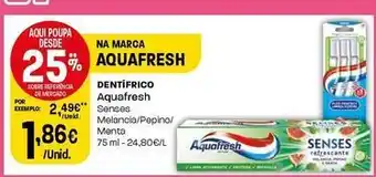 Intermarché Aquafresh - dentífrico promoção
