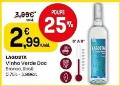 Intermarché Lagosta - vinho verde doc promoção
