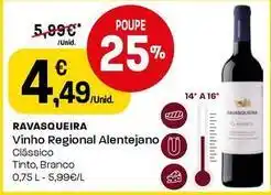 Intermarché Ravasqueira - vinho regional alentejano promoção