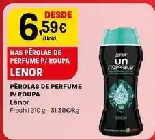 Intermarché Lenor - pérolas de perfume p/roupa promoção