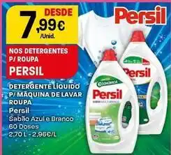 Intermarché Persil - detergente líquido p/ máquina de lavar roupa promoção