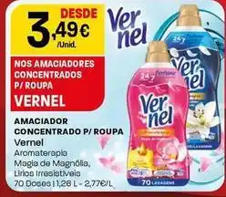Intermarché Vernel - amaciador concentrado p/ roupa promoção