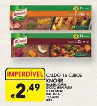 Meu Super CALDO 16 CUBOS KNORR EMB. 160G promoção