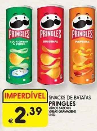 Meu Super SNACKS DE BATATAS PRINGLES promoção