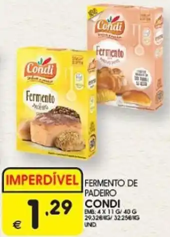 Meu Super FERMENTO DE PADEIRO CONDI promoção