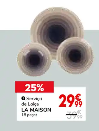 Serviço de Loiça La Maison 18 peças