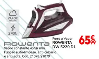 Conforama Ferro a Vapor Rowenta DW 5220D1 promoção