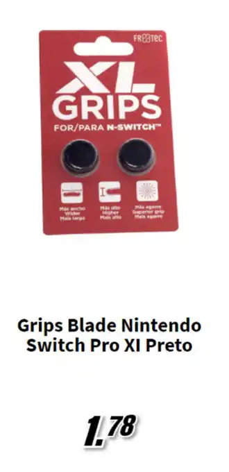 MediaMarkt Grips Blade Nintendo Switch Pro XI Preto promoção
