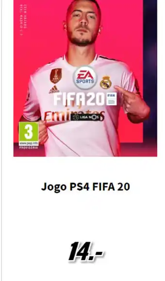 MediaMarkt Jogo PS4 Fifa 20 promoção