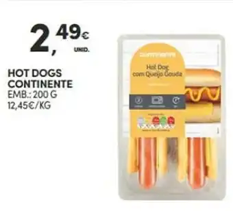 Continente HOT DOGS CONTINENTE EMB.: 200 G promoção