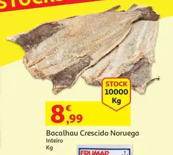 Bacalhau Crescido Noruega Inteiro Kg