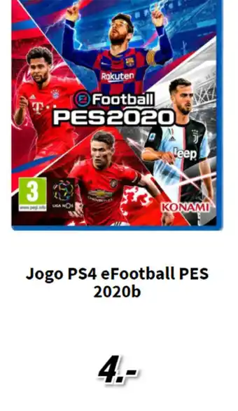 MediaMarkt Jogo PS4 Football PES 2020 promoção