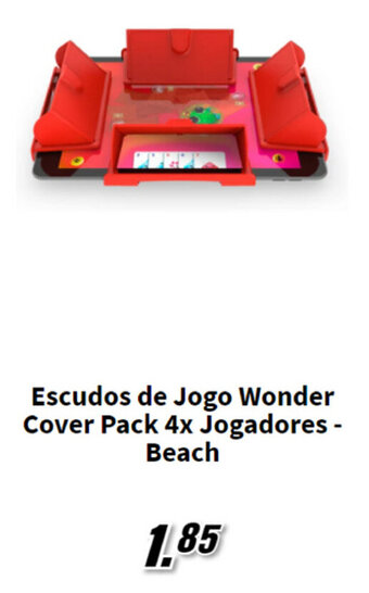 Escudos de Jogo Wonder Cover Pack 4x Jogadores-Beach