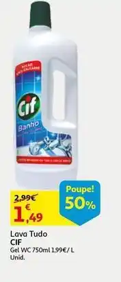 Auchan Cif - lava tudo promoção