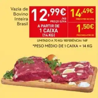 Recheio Vazia de Bovino Inteira Brasil promoção