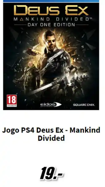 Jogo PS4 Deus Ex-Mankind Divided