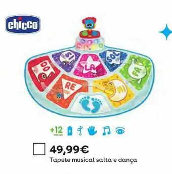 Chicco - tapete musical salta e dança