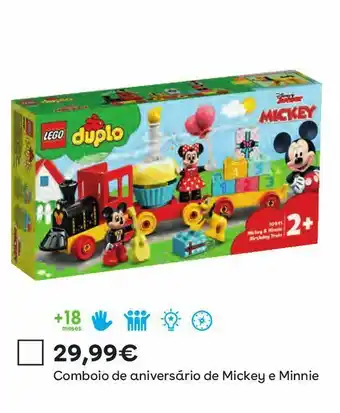 Toys R Us Lego duplo disney - comboio de aniversário de mickey e minnie promoção