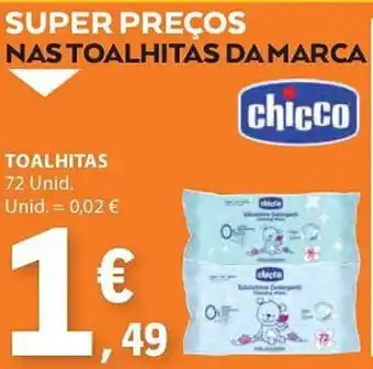 E.Leclerc TOALHITAS 72 Unid. promoção