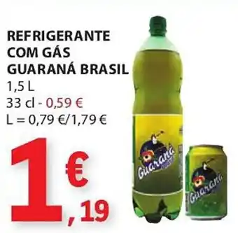 E.Leclerc REFRIGERANTE COM GÁS GUARANÁ BRASIL 1.5L promoção