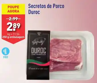 ALDI Secretos de Porco Duroc 250g promoção